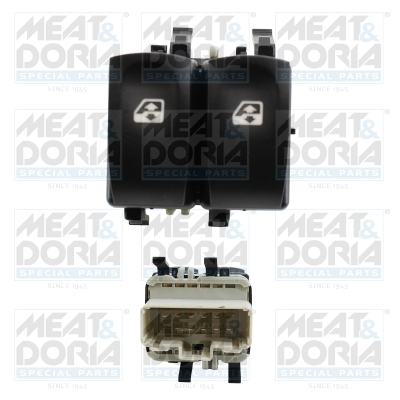 Comutator macara geam fata stanga potrivit RENAULT CLIO III, CLIO III/HATCHBACK, MODUS, TWINGO II 1.2-2.0 09.04- [1]