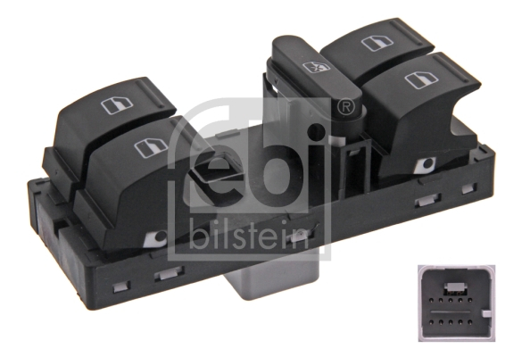 Comutator macara geam Fata Stanga potrivit SEAT ALTEA, ALTEA XL, IBIZA IV, IBIZA IV ST, LEON, TOLEDO III; VW AMAROK, CC B7, GOLF PLUS, GOLF PLUS V, GOLF V, GOLF VI, JETTA III 1.2-3.6 02.03- [4]