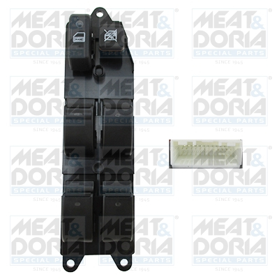 Comutator macara geam Fata Stanga potrivit TOYOTA COROLLA, COROLLA VERSO 1.4-2.2D 08.01-03.09 [3]