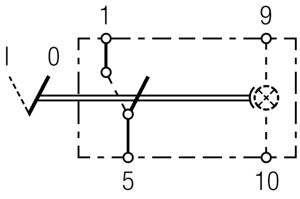 Comutator (numar pini 4 24V 8A) potrivit DAF; MAN [3]
