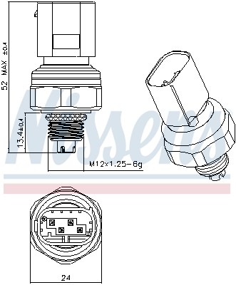 Comutator presiune aer conditionat potrivit HYUNDAI IONIQ 5 Electric 05.21- [1]