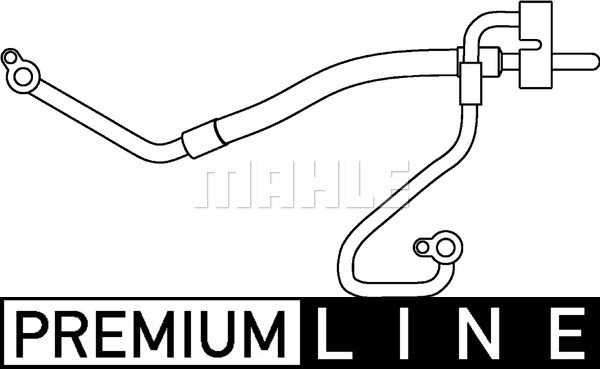 Conducta aer conditionat ( din compresor la condensator, presiune joasa) FORD MONDEO III 2.0D/2.2D intre 2000-2007 [2]