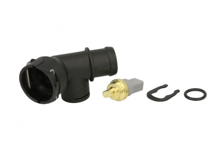 Conducta flansa sistem racire (numar iesiri: 2) AUDI A3, TT; SEAT ALTEA, ALTEA XL, LEON, TOLEDO III; SKODA OCTAVIA II, RAPID, SUPERB II, YETI; VW BEETLE, CADDY III, CC, GOLF PLUS 1.4-2.0 dupa 2003 [1]