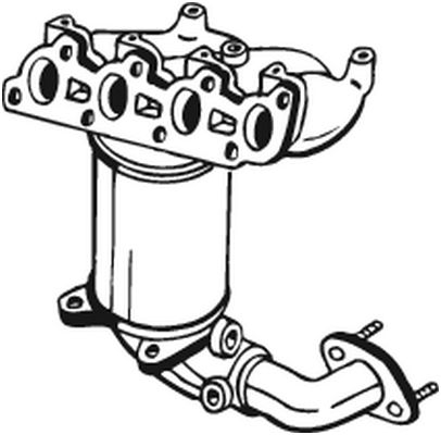 Convertor catalitic EURO 4 potrivit FORD FIESTA V, FUSION 1.25/1.4 11.01-12.12 [3]