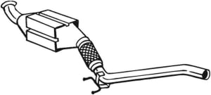 Convertor catalitic potrivit AUDI A3; SEAT ALTEA, ALTEA XL, LEON, TOLEDO III; SKODA OCTAVIA II, SUPERB II; VW CADDY III, CADDY III/MINIVAN, GOLF PLUS V, GOLF V, JETTA III 1.9D/2.0D 02.03- [1]