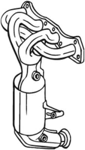 Convertor catalitic potrivit CITROEN BERLINGO MULTISPACE, BERLINGO/MINIVAN, C3 II, C3 PICASSO, C4 GRAND PICASSO I, C4 GRAND PICASSO II, C4 II, C4 PICASSO I, C4 PICASSO II 1.4-1.6LPG 09.06- [1]