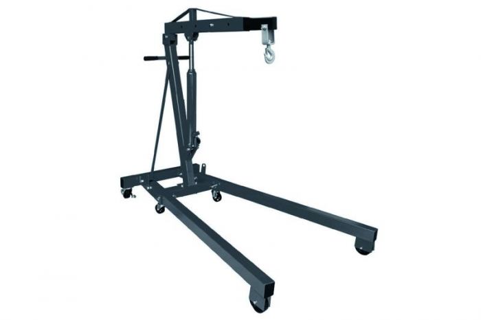 Cric motor, capacitate de ridicare: 2000 kg, inaltime minima de ridicare 25 mm, inaltime maxima de ridicare: 2240 mm, mobila, culoare: negru, 1 carlig [1]