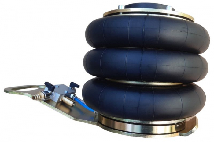 Cric pneumatic trip perna de aer, capacitate 3T, inaltime min/max 125-365 mm, Evert PM5 [3]