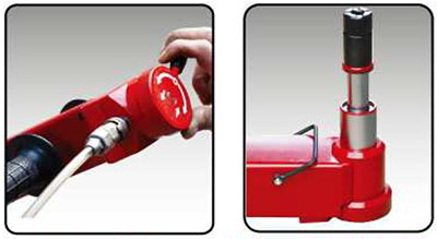 Cric pneumo-hidraulic. capacitate 60Ton / 40Ton / 20Ton, inaltime minima: 150mm, inaltime maxima: 432mm. PROFITOOL [2]