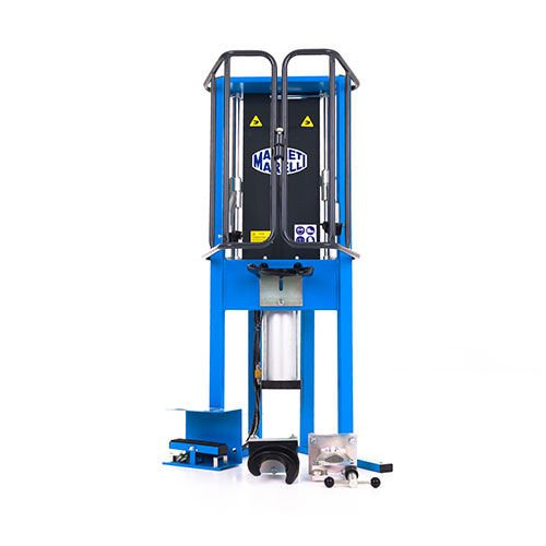Crimper actionat pneumatic, pentru arcuri de suspensie incarcatura: 1t (pentru bobine de rotire la stanga; pentru bobine de rotire la dreapta) [1]