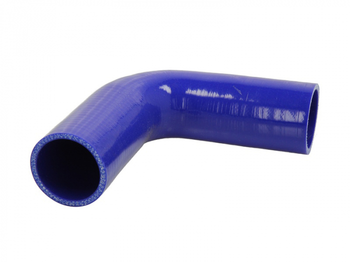 Cuplaj conducta sistem racire (50mm x150mm, unghi 90°, culoare albastru) [1]
