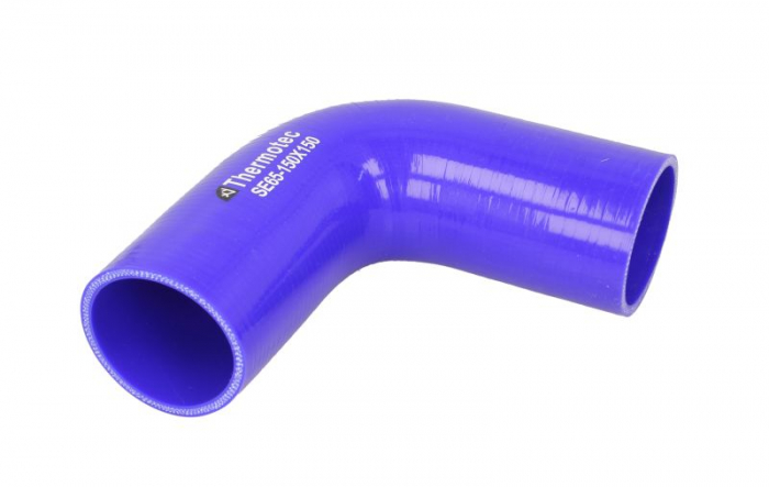 Cuplaj conducta sistem racire (65mm x150mm, unghi 90°, culoare albastru) [1]