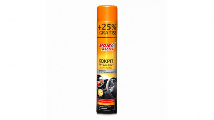 Curatarea elementelor din plastic interne MOJE AUTO, pentru habitaclu, pentru materiale plastice, 0,75 l., 1 buc, vanilie [2]