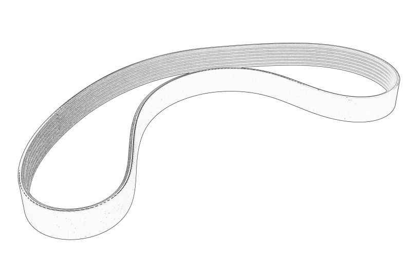 Curea transmisie caneluri potrivit HYUNDAI I20 III, KONA, SANTA FE IV, TUCSON; KIA SORENTO IV, SPORTAGE V; NISSAN CUBE, JUKE, MICRA C+C III, MICRA III, NOTE, NV200, NV200 / EVALIA 1.6/1.6H/1.6LPG 05.0 [1]