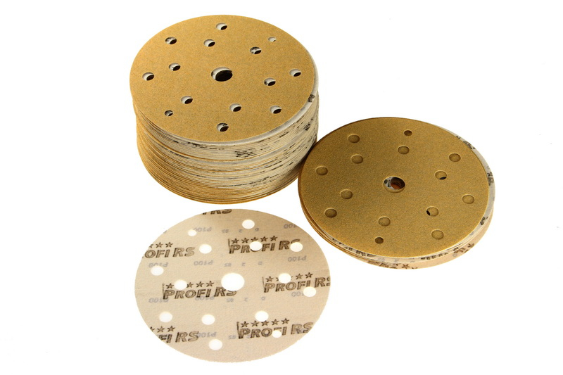 Disc abraziv 150 mm gradare 15 gauri P100 100 bucati [1]