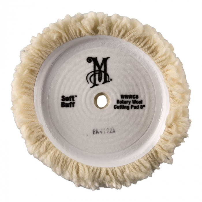 Disc polish lana Meguiar's, 8", Soft Buff Rotary Wool Cutting Pad [4]