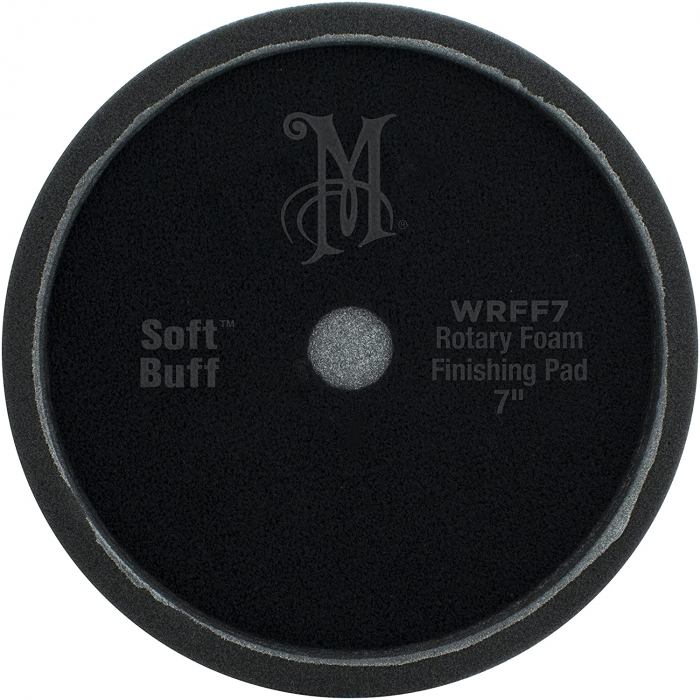 Disc polish Meguiar's ,negru, taiere usoara sau finisari, 7" , Soft Buff Rotary Foam Finishing Pad [3]