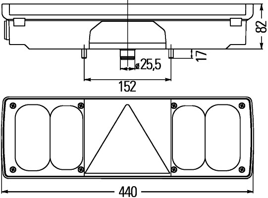 Dispersor lampa spate universal stanga, 7 functii luminoase [2]