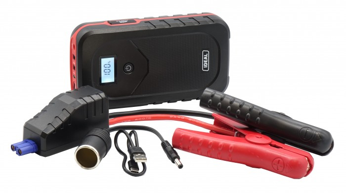Dispozitiv de pornire BOOSTER model: X-STARTER 15 LiPo PRO, tip: Li-Ion, tensiune: 12V, cCA: 600A, curent de pornire maxim: 1200A, greutate: 0,9 kg [3]