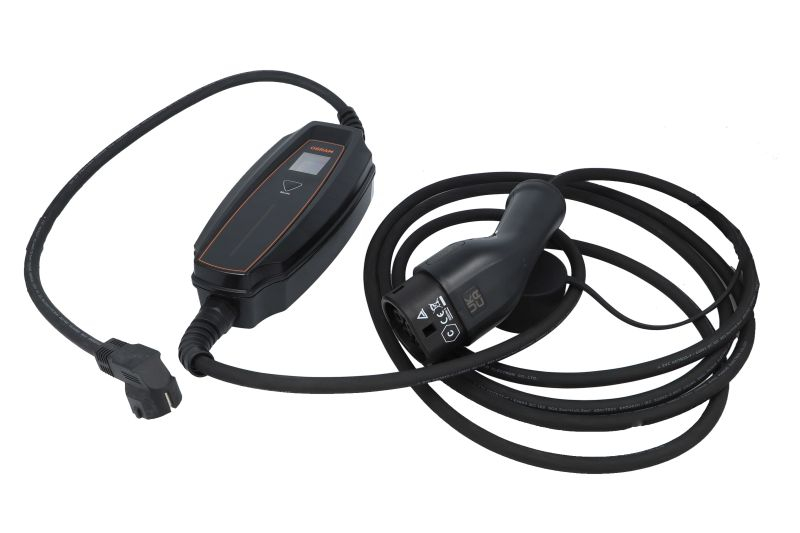 Dispozitiv incarcare masina electrica EVSE mobile charger BATTERYcharge 7 PIN | PORTABLE, numar faze: 1, 3,7kW, culoare: negru/alb, cablu tip 2 [1]