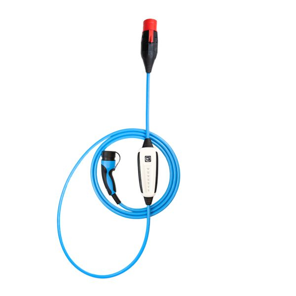 Dispozitiv incarcare masina electrica EVSE mobile charger NRGkick Standard, numar faze: 3, 22kW, culoare: albastru/gri, cablu tip 2 (cu adaptor de alimentare) NRGkick 32A 5m Standard [1]