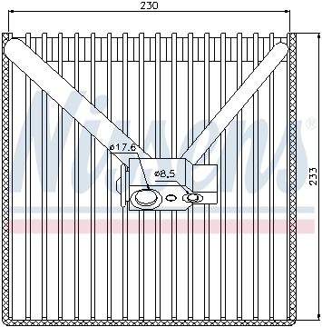 Evaporizator aer conditionat OPEL MERIVA A 1.3D-1.8 intre 2003-2010 [1]