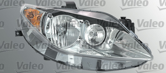 Far dreapta (2*H7, reglaj electric, cu motoras, fundal argintiu) SEAT IBIZA 2008-2012 [1]