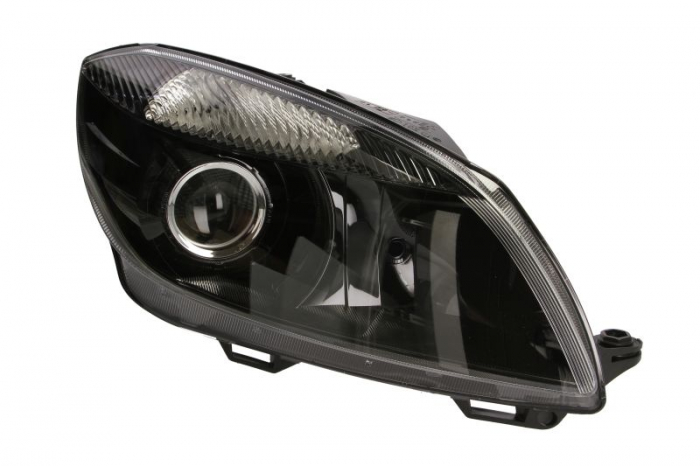 Far dreapta (2*H7, reglaj electric, cu motoras, fundal negru) SKODA FABIA, ROOMSTER 2010-2015 [1]