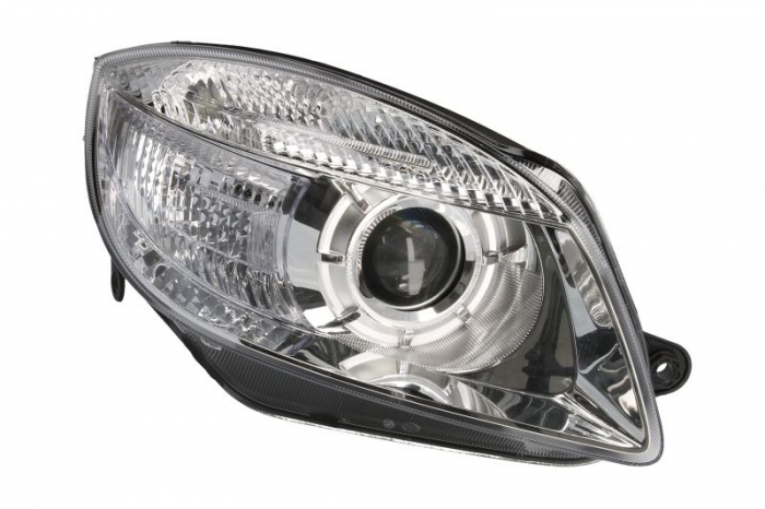 Far dreapta (2*H7, reglaj electric, cu motoras, lens) SKODA FABIA II, ROOMSTER, ROOMSTER PRAKTIK 2006-2010 [1]