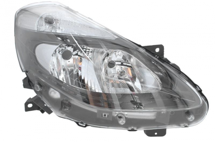 Far dreapta (2*H7, reglaj electric, fundal negru) RENAULT CLIO, CLIO III dupa 2011 [1]