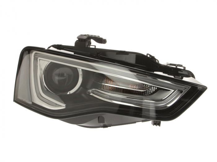 Far Dreapta (bi-xenon, D3S/LED, electric, cu motor, culoare insert: negru) potrivit AUDI A5 01.06-10.11 [1]