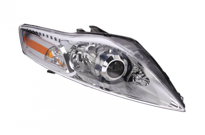 Far dreapta D1S/H1, electric, cu motoras, cu lumini curba, interior argintiu FORD MONDEO 4 IV intre 2007-2010 [1]