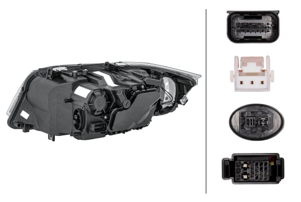 Far dreapta (D1S/H3/H8/LED, electric, cu motoras,cu iluminare in viraje) BMW Seria 3 2008-2012 [2]