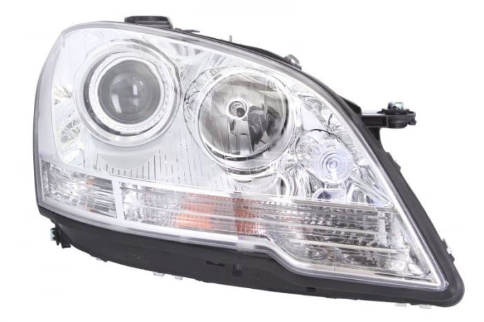 Far dreapta (D1S/H7, reglaj electric, cu motoras, fundal cromat) MERCEDES Clasa M (W164) [1]
