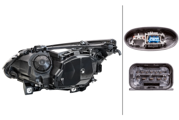 Far Dreapta (D1S/H8/PY21W, electric, cu motor, Bi-Xenon, culoare semnalizator: transparent) potrivit BMW Seria 5 (E60), 5 (E61) 02.07-12.10 [2]
