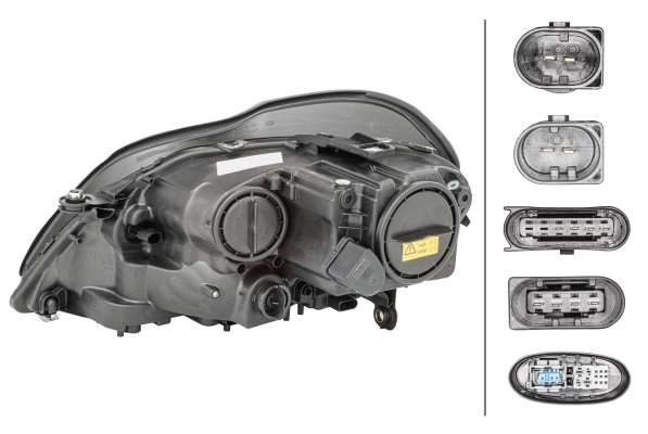 Far dreapta (D2S/H1, cu motoras, cu bec D2S, cu iluminare laterala) MERCEDES Clasa GL 2006-2011 [2]