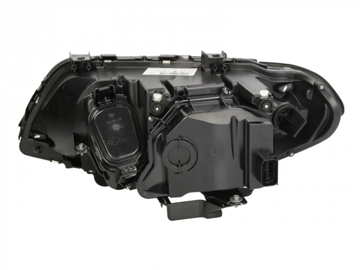 Far dreapta (D2S/H1/H10W/PY21W, reglaj electric, cu motoras, fundal negru, fundal transparent) BMW X5 (E53) 2000-2006 [2]
