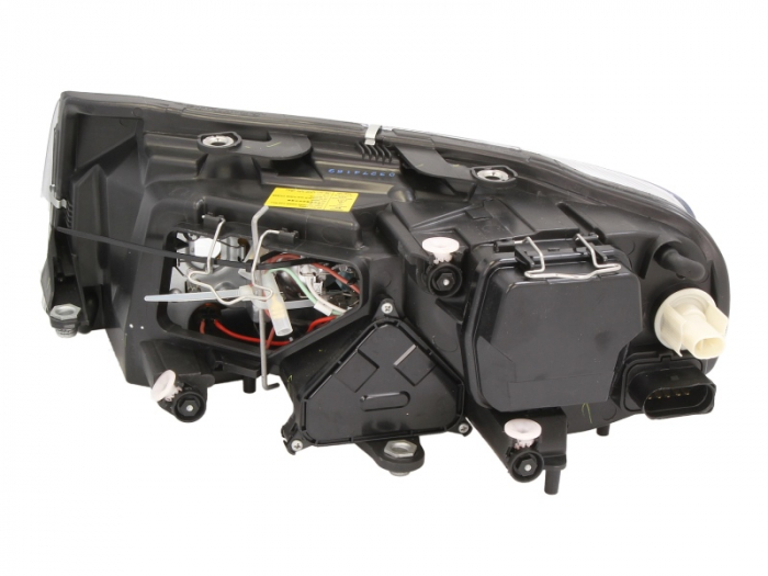 Far dreapta (D2S/H3, electric, cu motoras, fundal cromat) SKODA SUPERB 2001-2008 [2]