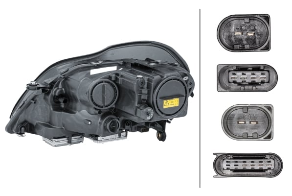 Far dreapta (D2S/H7, reglaj electric, cu motoras,cu iluminare in viraje) MERCEDES Clasa GL 2006-2011 [2]