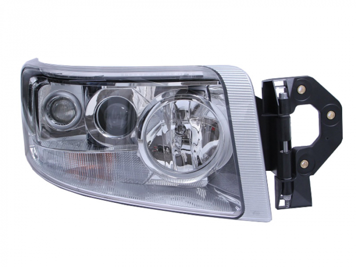 Far dreapta (H1/H3/H7, manual cu halogen de ceata,, insertii crom, Semnalizator transparent) RENAULT RVI PREMIUM 2 dupa 2005 [1]