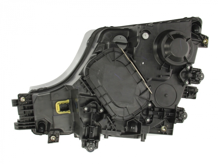 Far dreapta (H1/H7/PY21W/W5W, manual, fara motor, culoare interior: crom, culoare semnalizator: galben) potrivit MERCEDES ACTROS MP4 / MP5 07.11- [2]