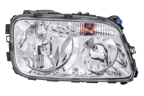 Far dreapta (H1/H7/PY21W/W5W, reglaj manual, argintiu, Semnalizator portocaliu) MERCEDES ACTROS MP2 / MP3 dupa 2002 [3]