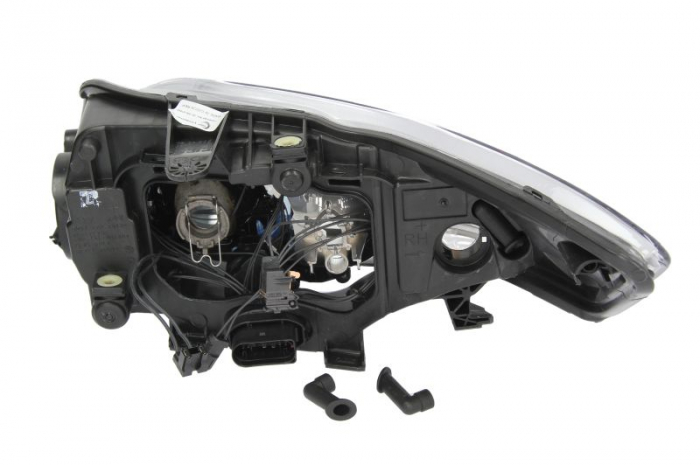 Far dreapta (H1/H7, reglaj electric, cu motoras,cu iluminare in viraje, fundal argintiu) FORD MONDEO 2007-2010 [2]