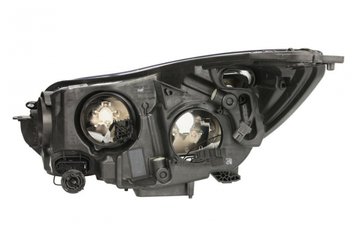 Far dreapta (H1/H7, reglaj electric, cu motoras, fundal cromat) FORD FOCUS 2010-2014 [2]
