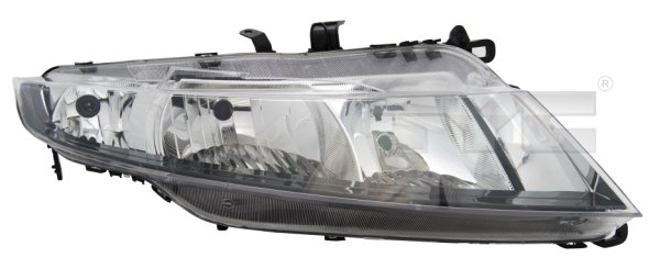 Far dreapta (H1/H7, reglaj electric, cu motoras, fundal cromat) HONDA CIVIC 2005-2011 [1]