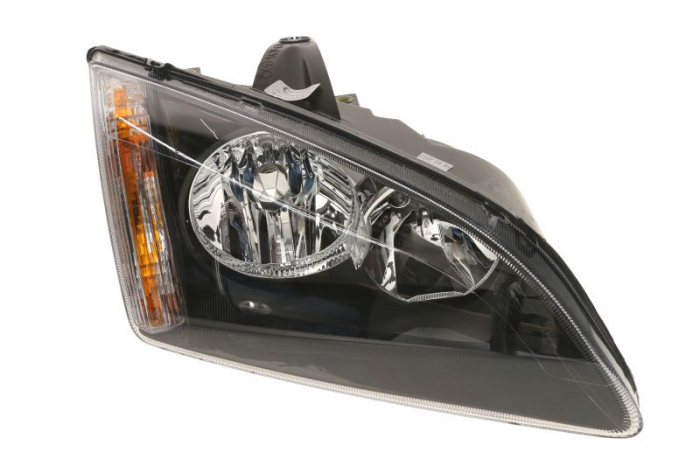 Far dreapta (H1/H7, reglaj electric, cu motoras, fundal negru) FORD FOCUS 2004-2008 [1]