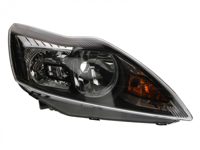 Far dreapta (H1/H7, reglaj electric, cu motoras, fundal negru) FORD FOCUS II [1]
