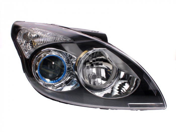 Far dreapta (H1/H7, reglaj electric, fundal negru) HYUNDAI i30 2007-2010 [1]