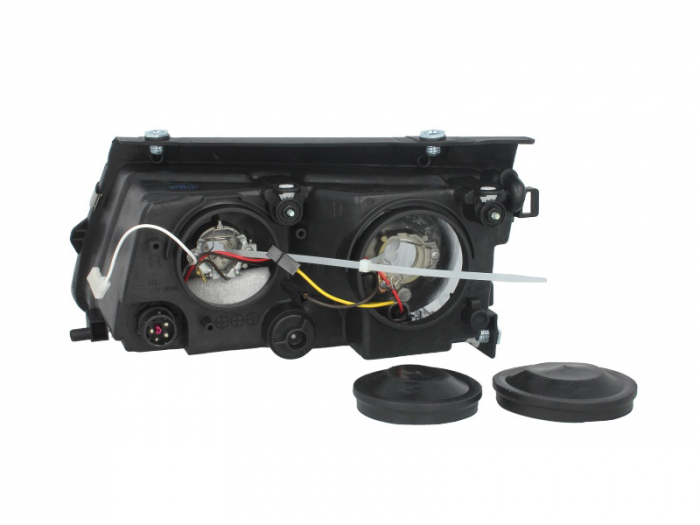 Far dreapta (H1/H7, reglaj electric, manual, fundal argintiu) VW PASSAT 1996-2000 [2]