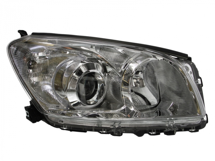 Far dreapta (H11/HB3, electric, cu motoras, fundal cromat) TOYOTA RAV 4 2005-2009 [1]